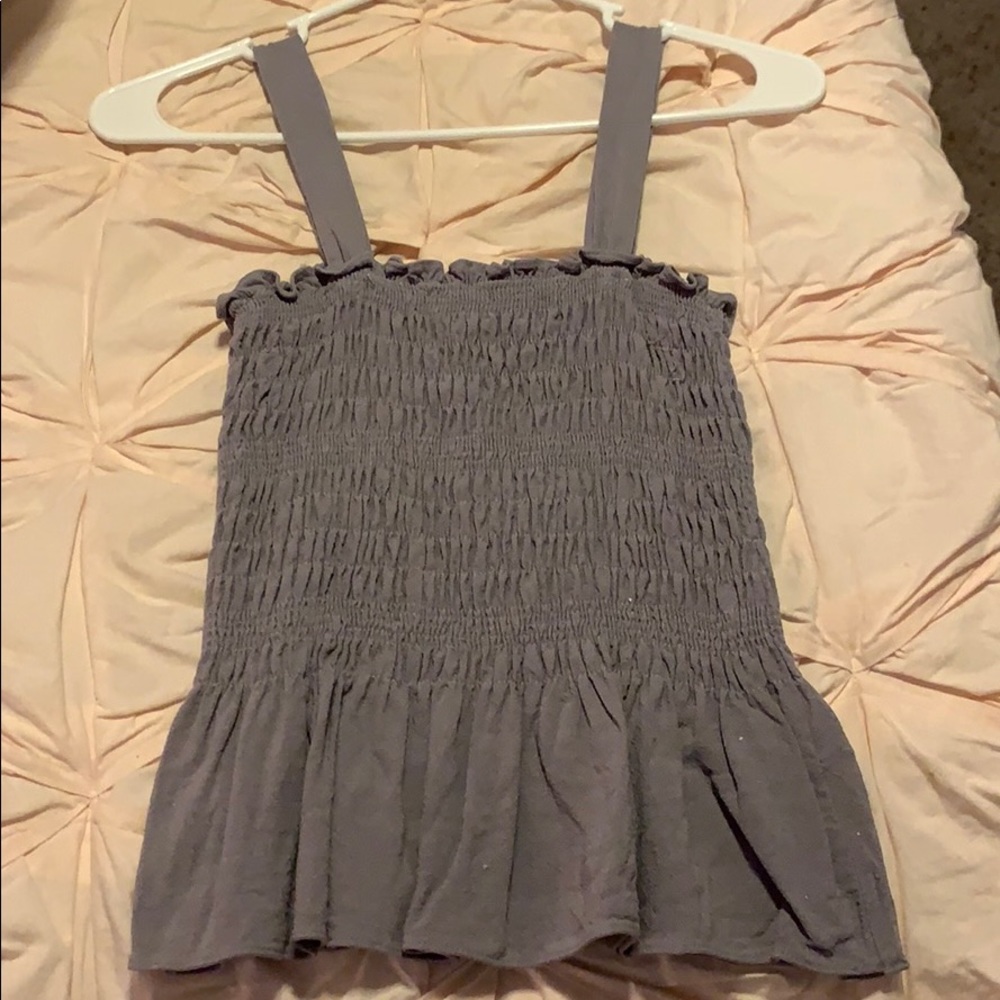 Smocked Peplum top